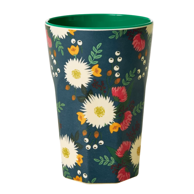 Wedding Bouquet Print Melamine Tall Cup By Rice DK